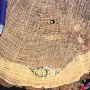 Gold Handcuff Anklet